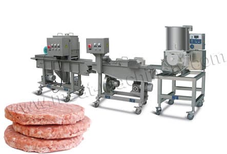 100kg_h Burger Patty Production Line